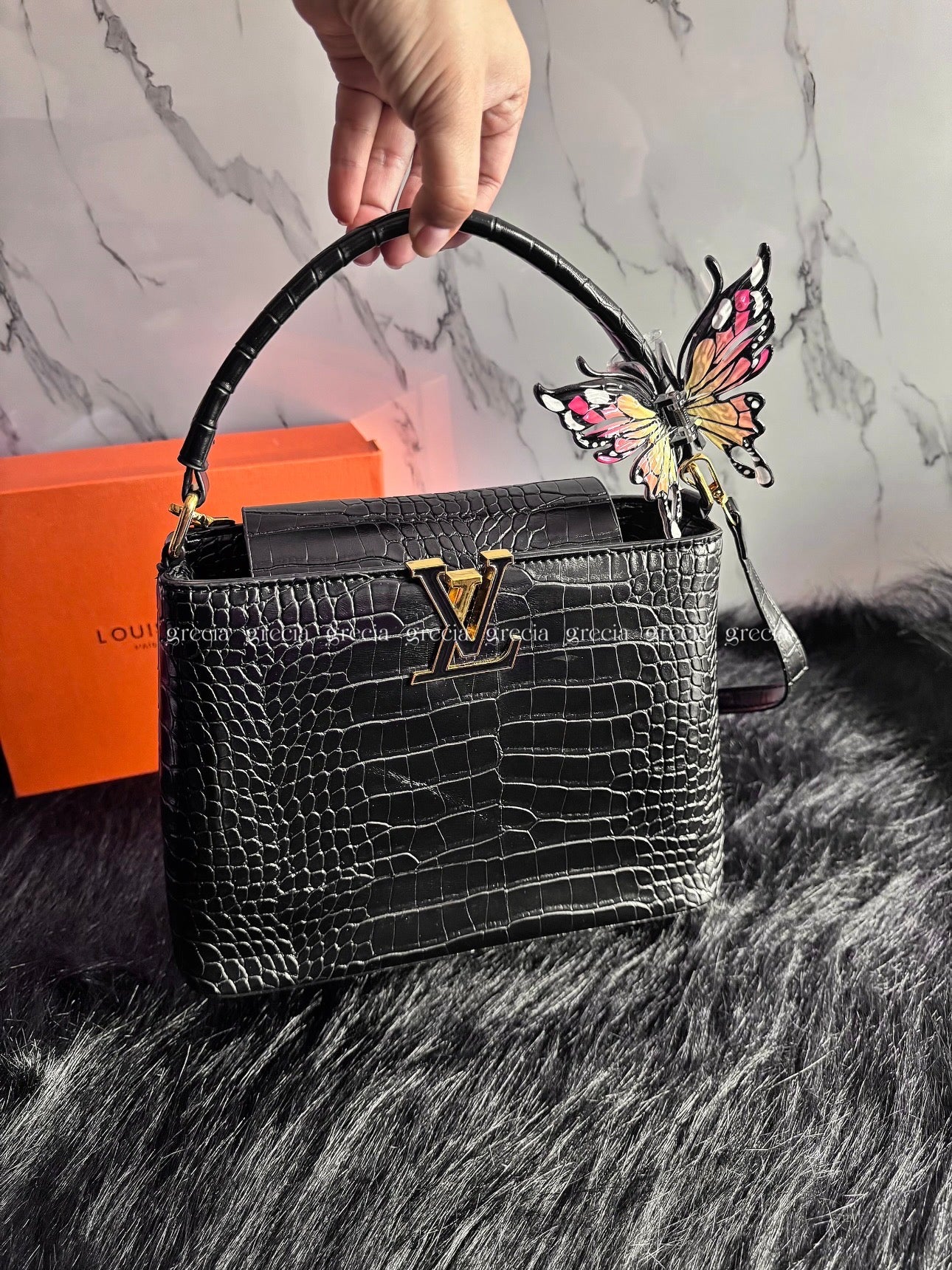 Louis Vuitton Croco negro