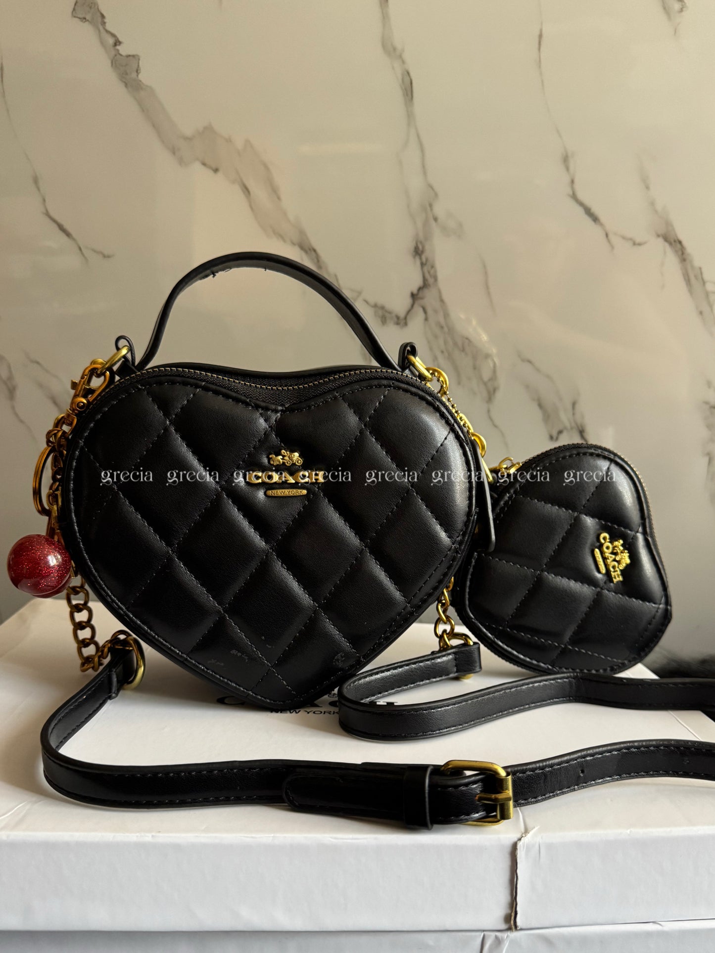 Set Coach corazones