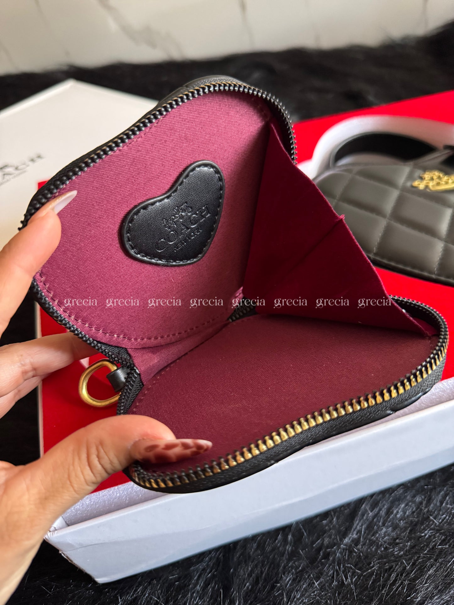 Set Coach corazones