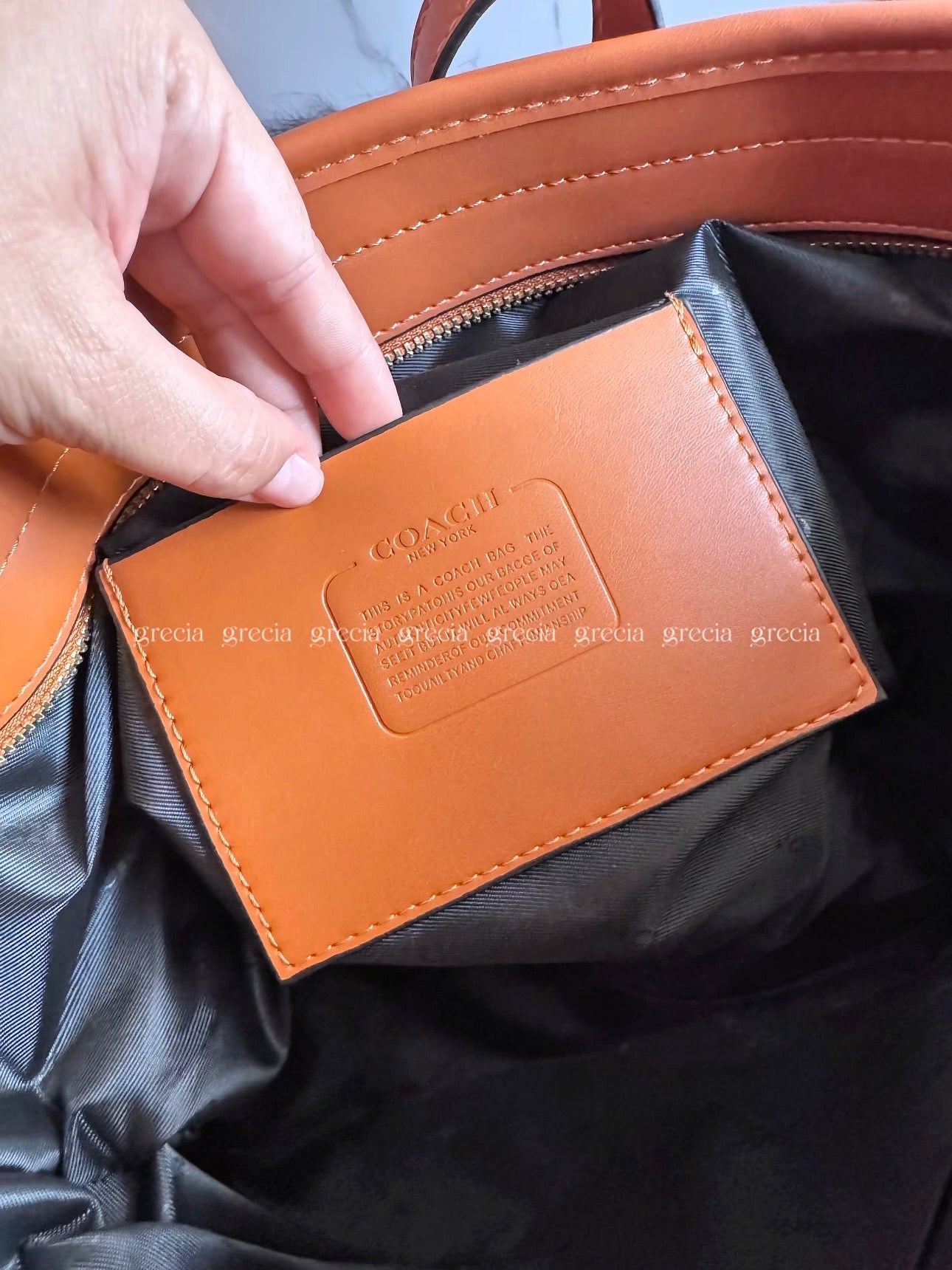 Tote Coach fresa