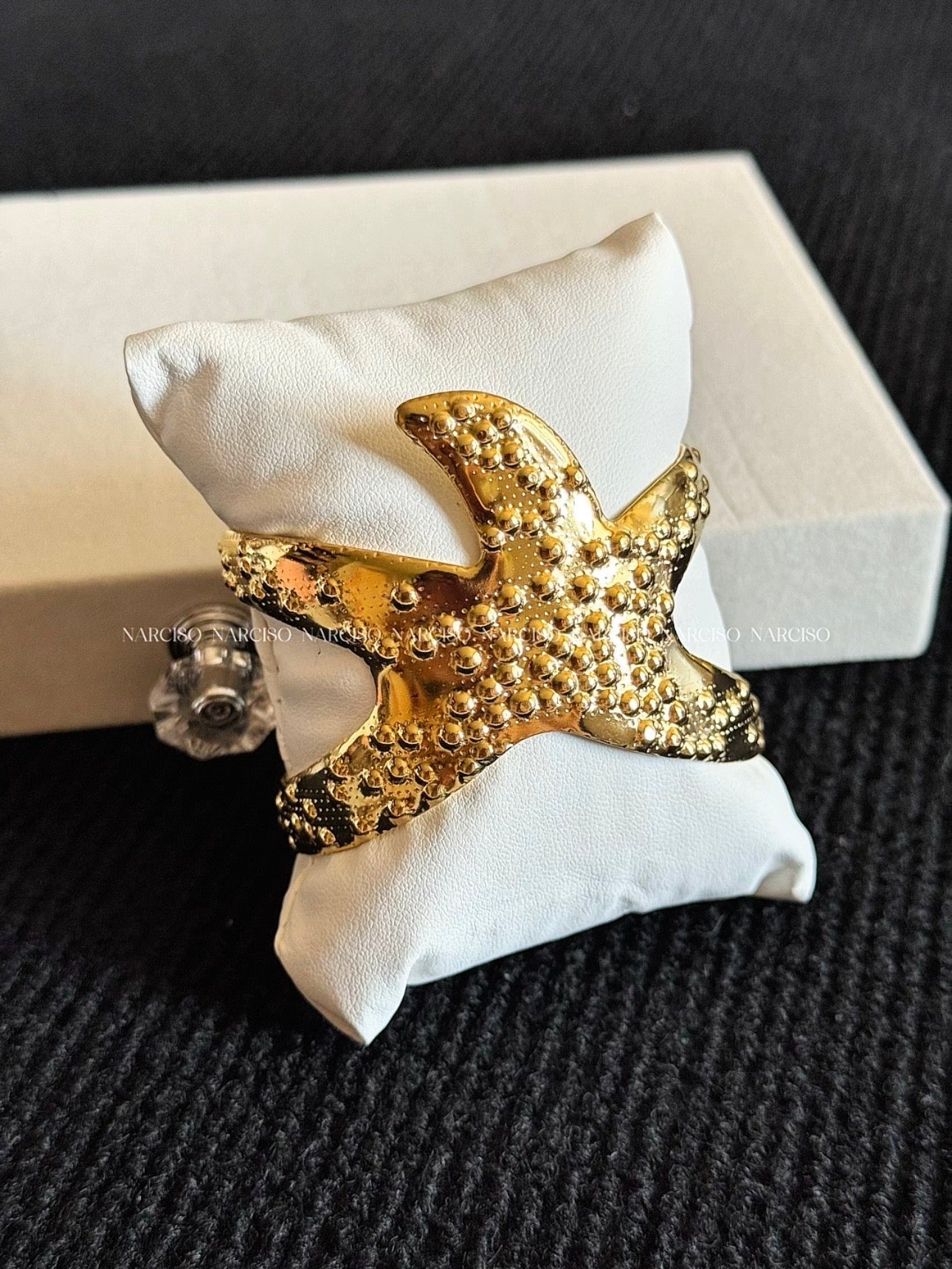 Brazalete estrella de mar dorada