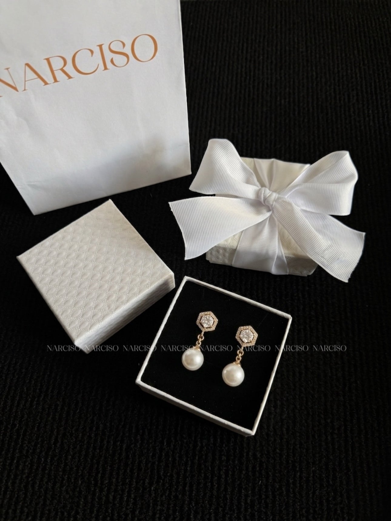 Crystals and pearls