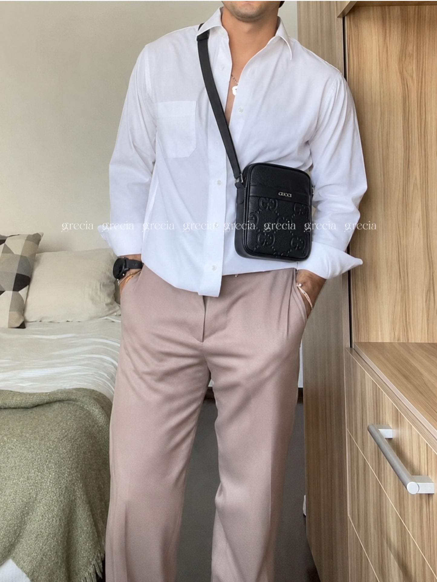 Bandolera Gucci caballero