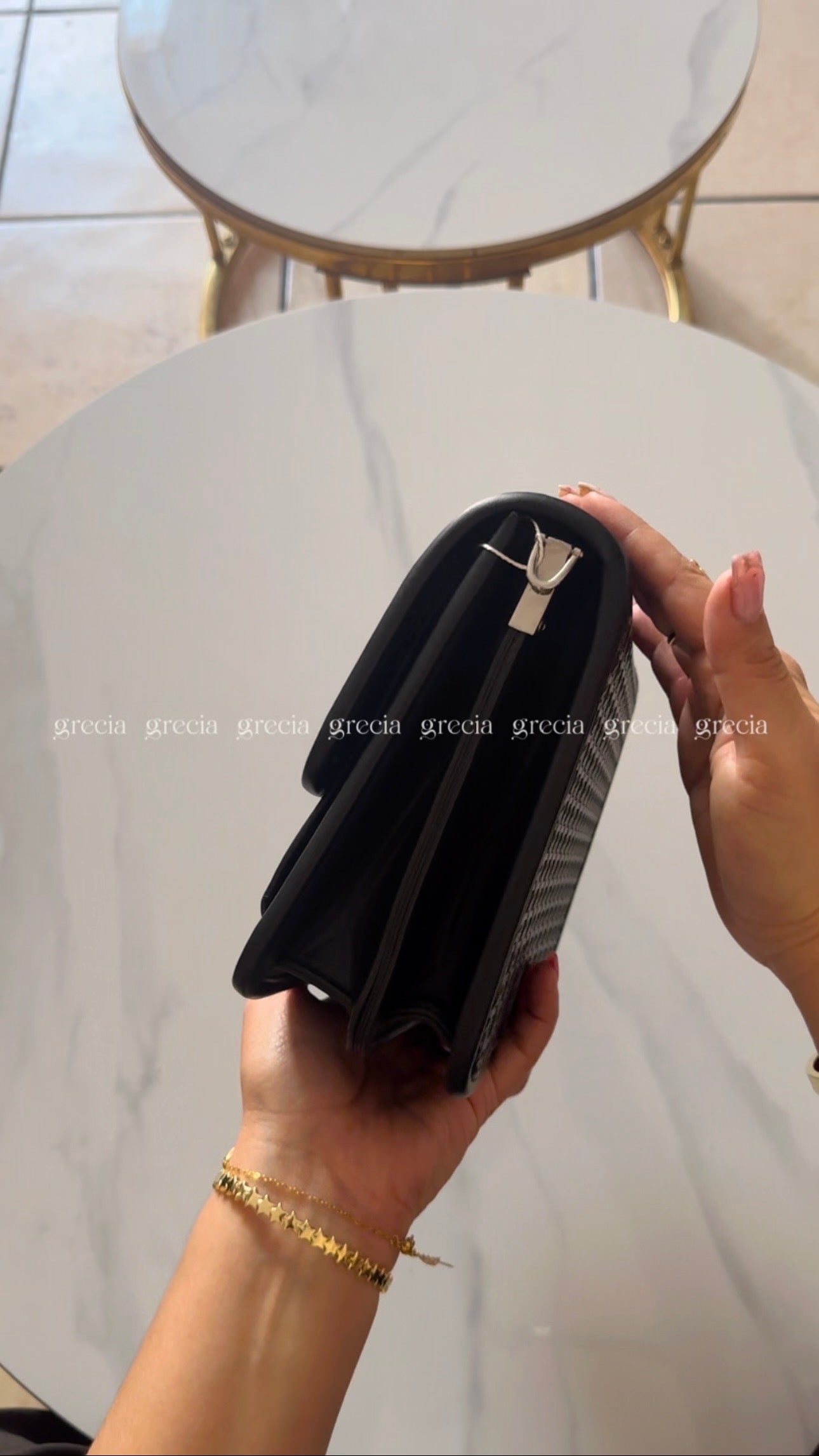 Steve Madden negra con plateado