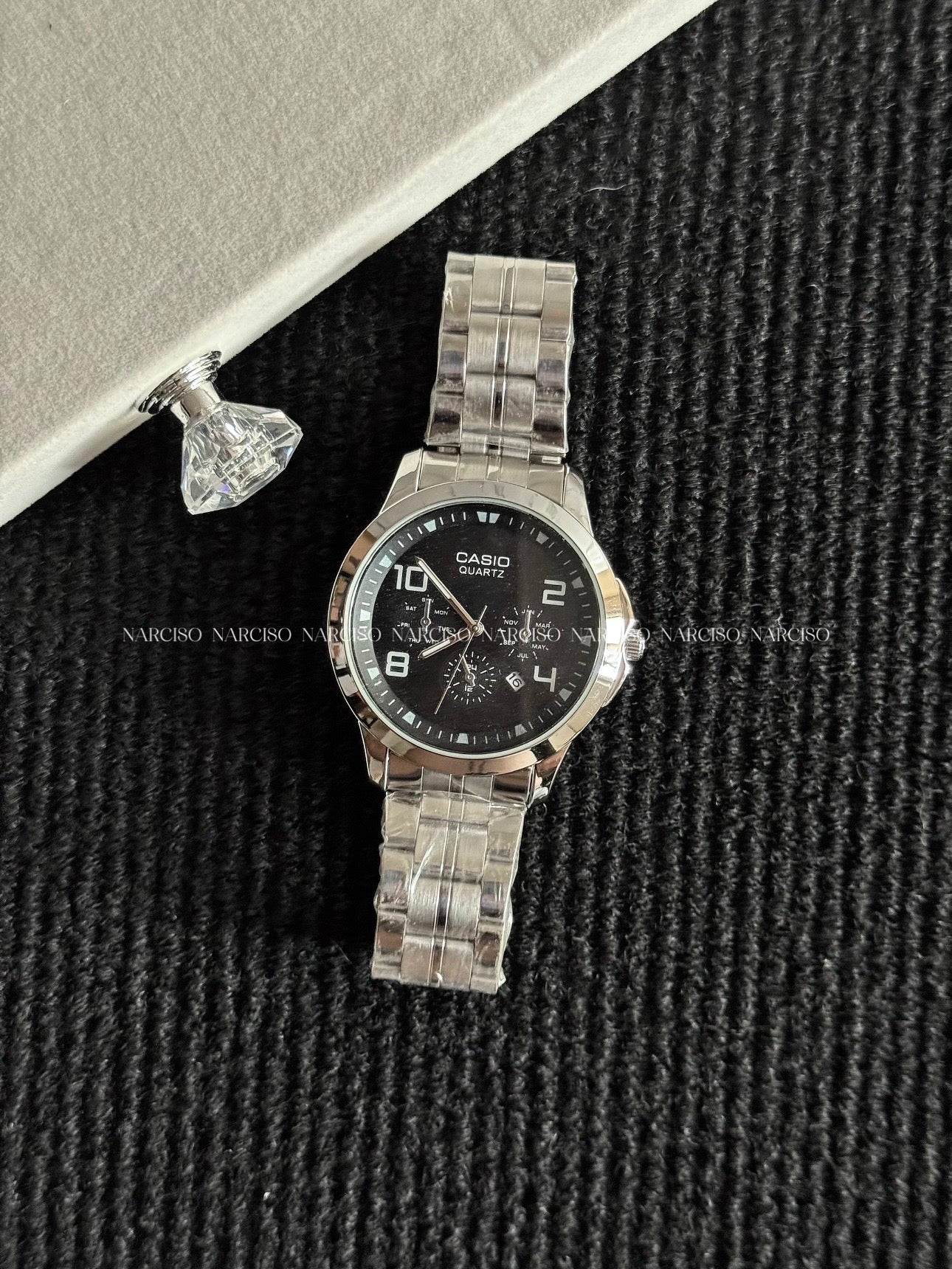 Casio plateado caballero