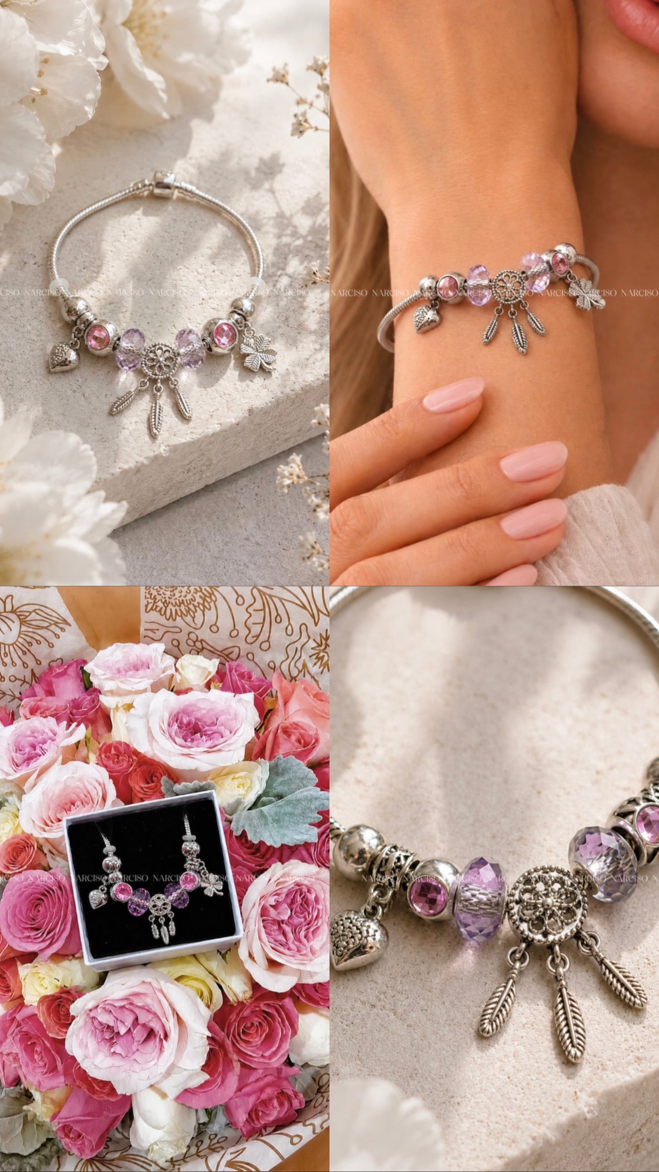 Pulsera con charms