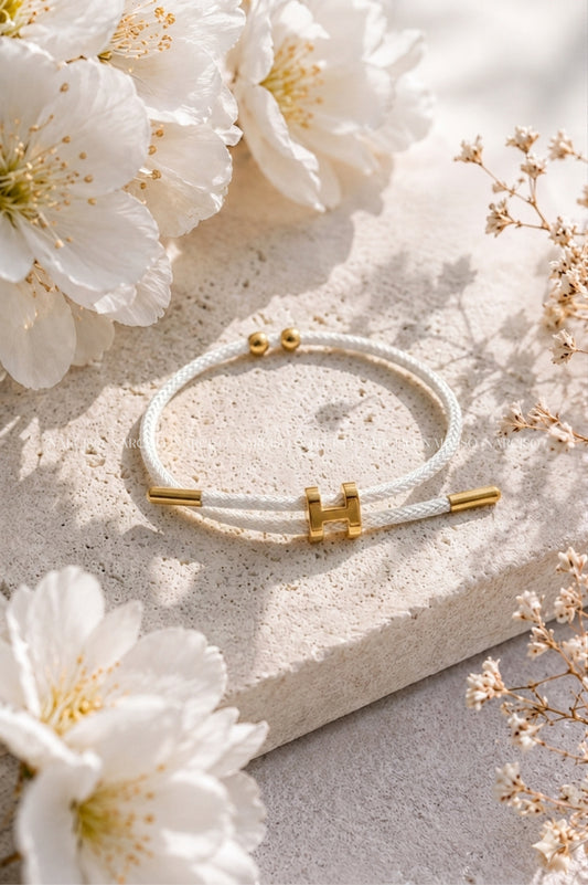 Brazalete Hermes blanco