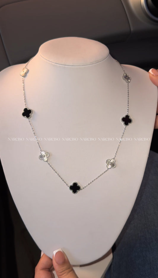 Cadena VC plateado negro