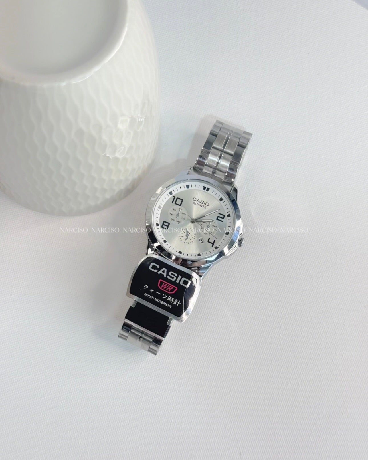 Casio plateado caballero