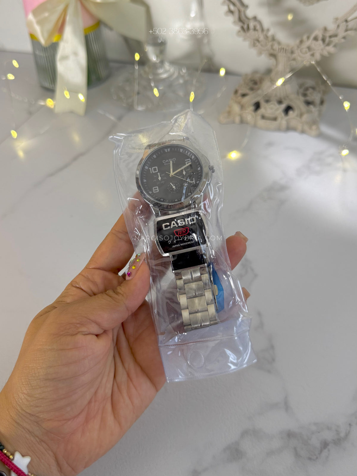 Casio plateado caballero