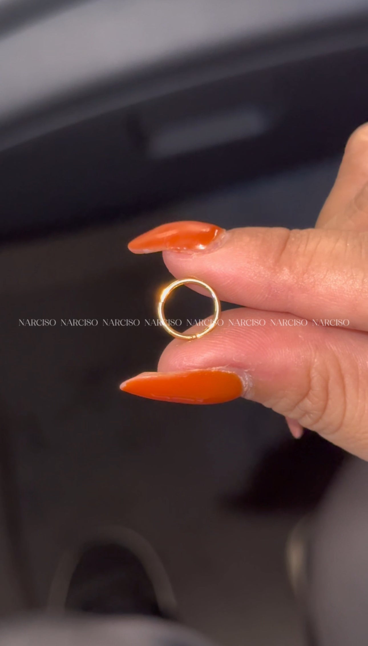 Trío de piercings