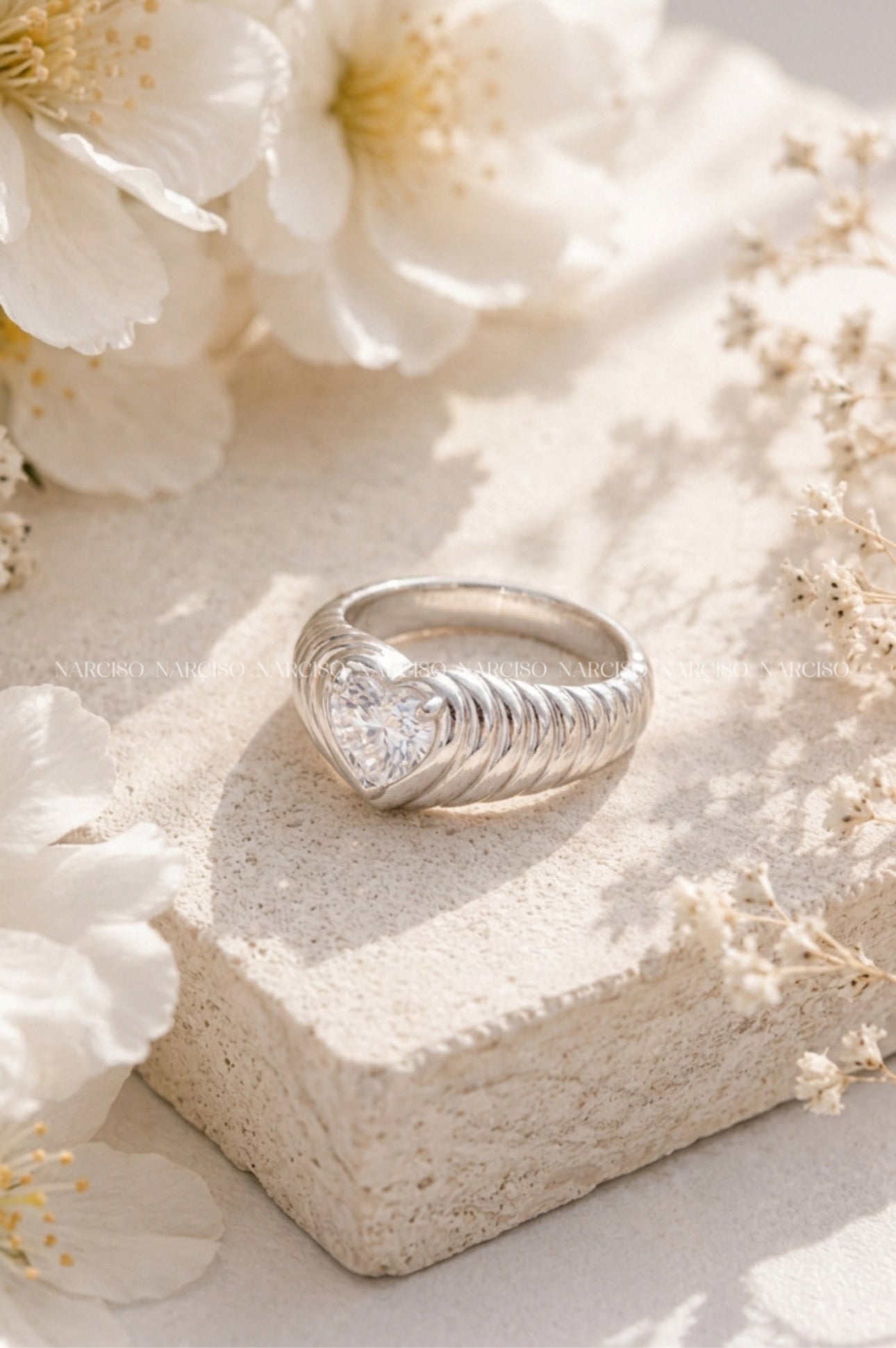 Anillo con corazón