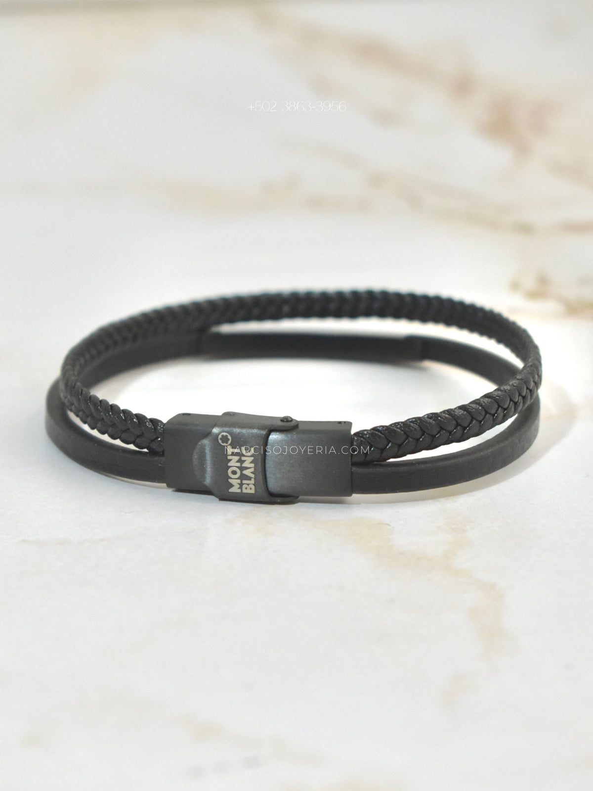 Brazalete Mont Blanc negro