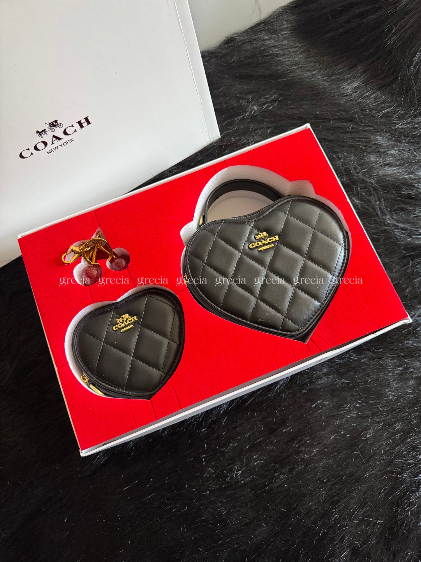 Set Coach corazones