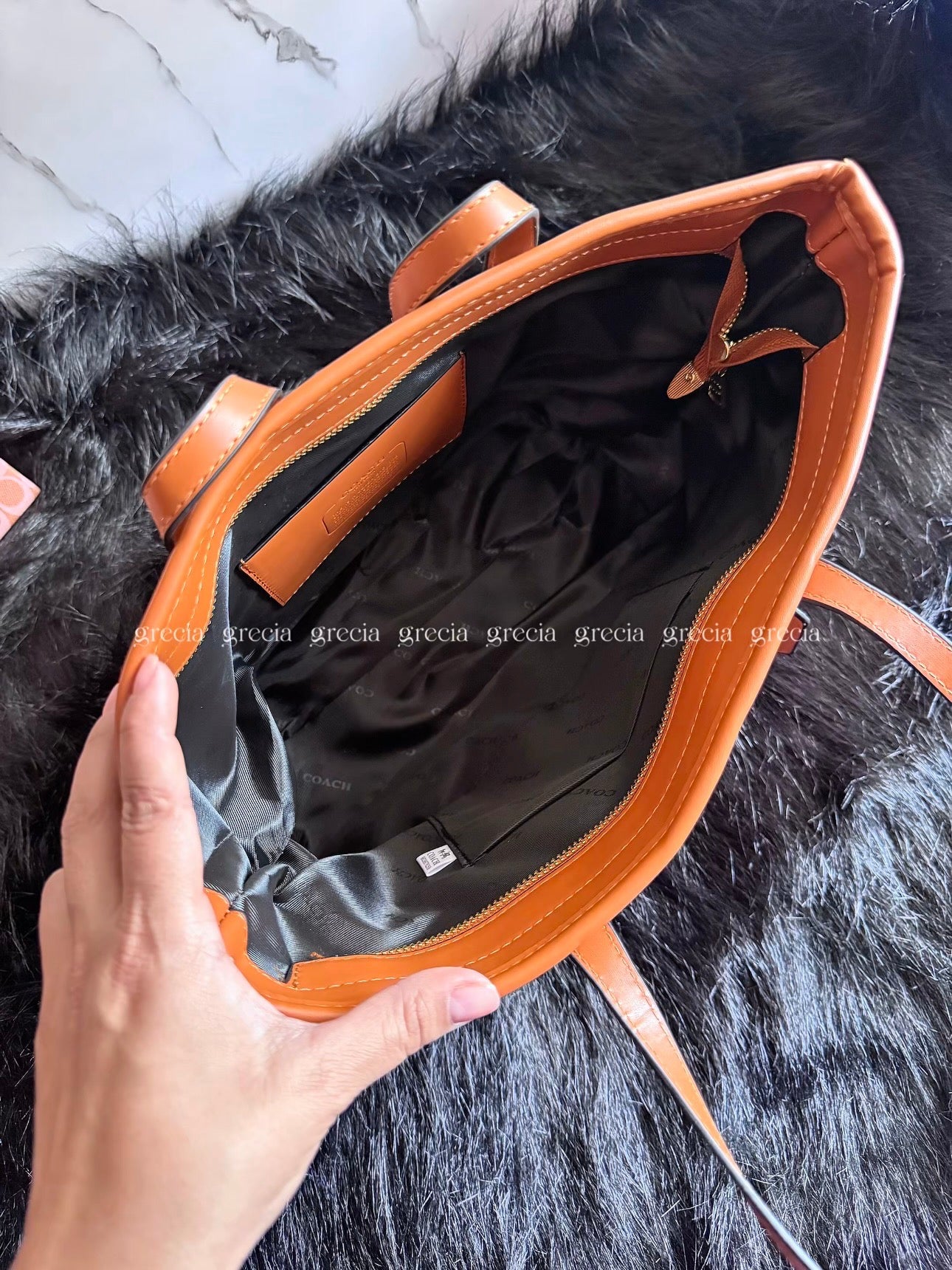 Tote Coach fresa