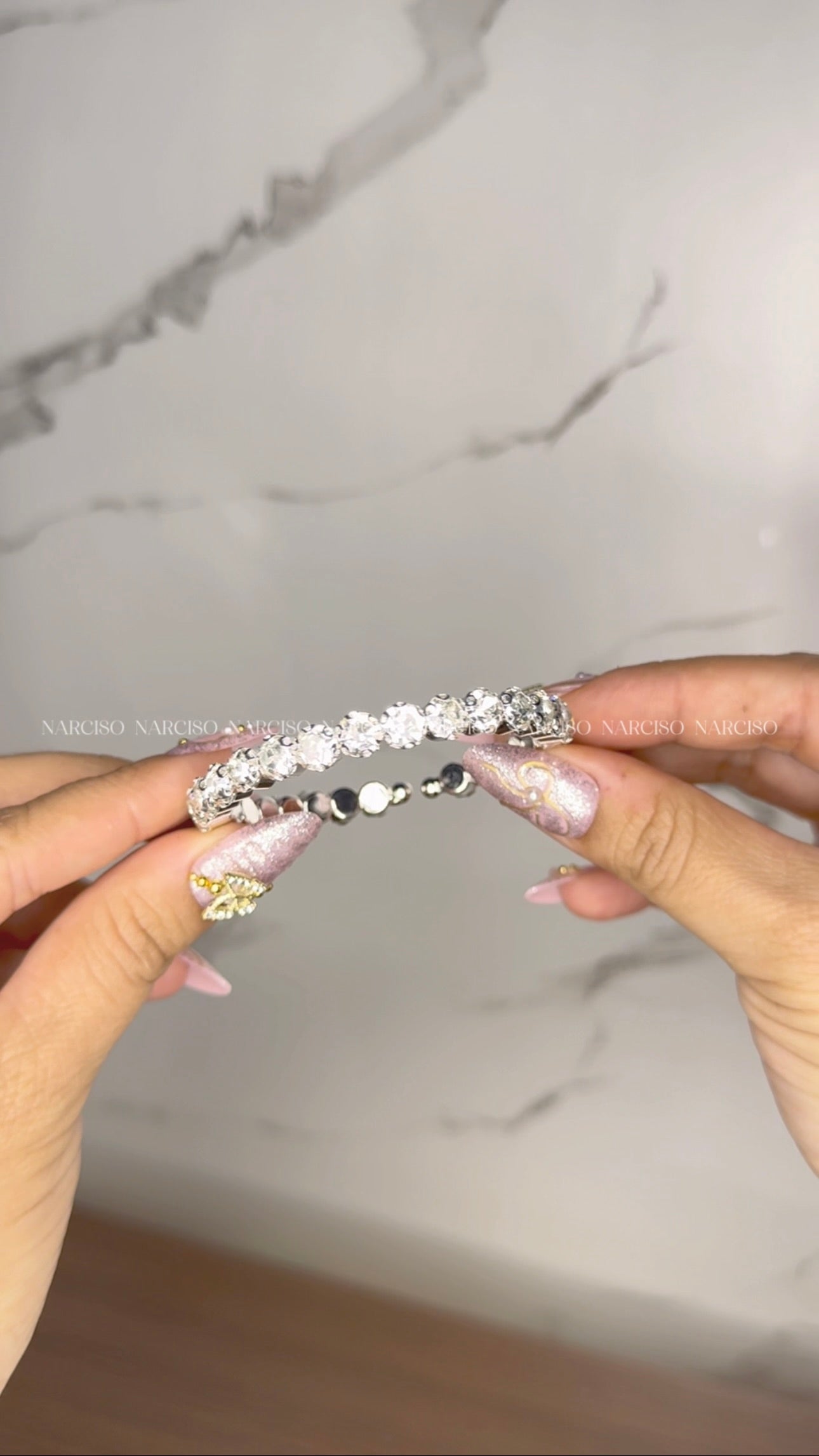 Set brillos plateado