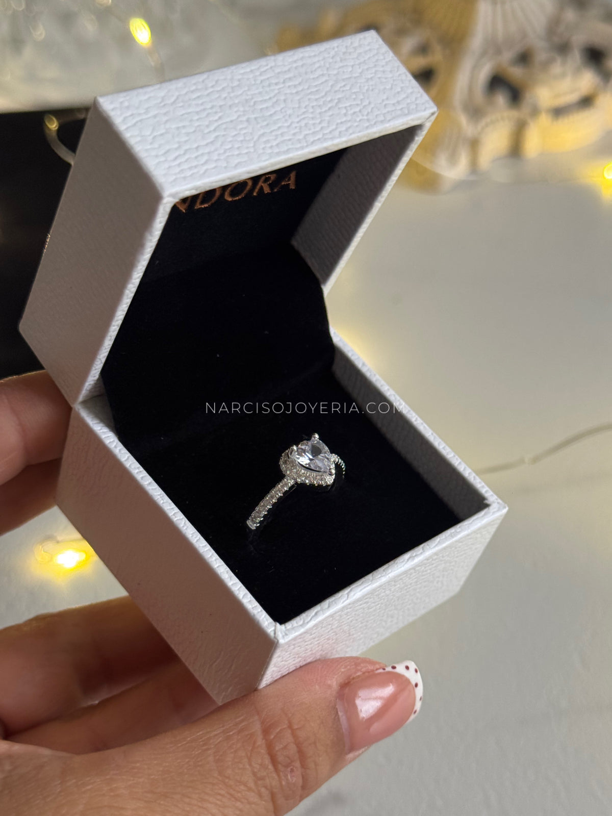Anillo corazón Pandora