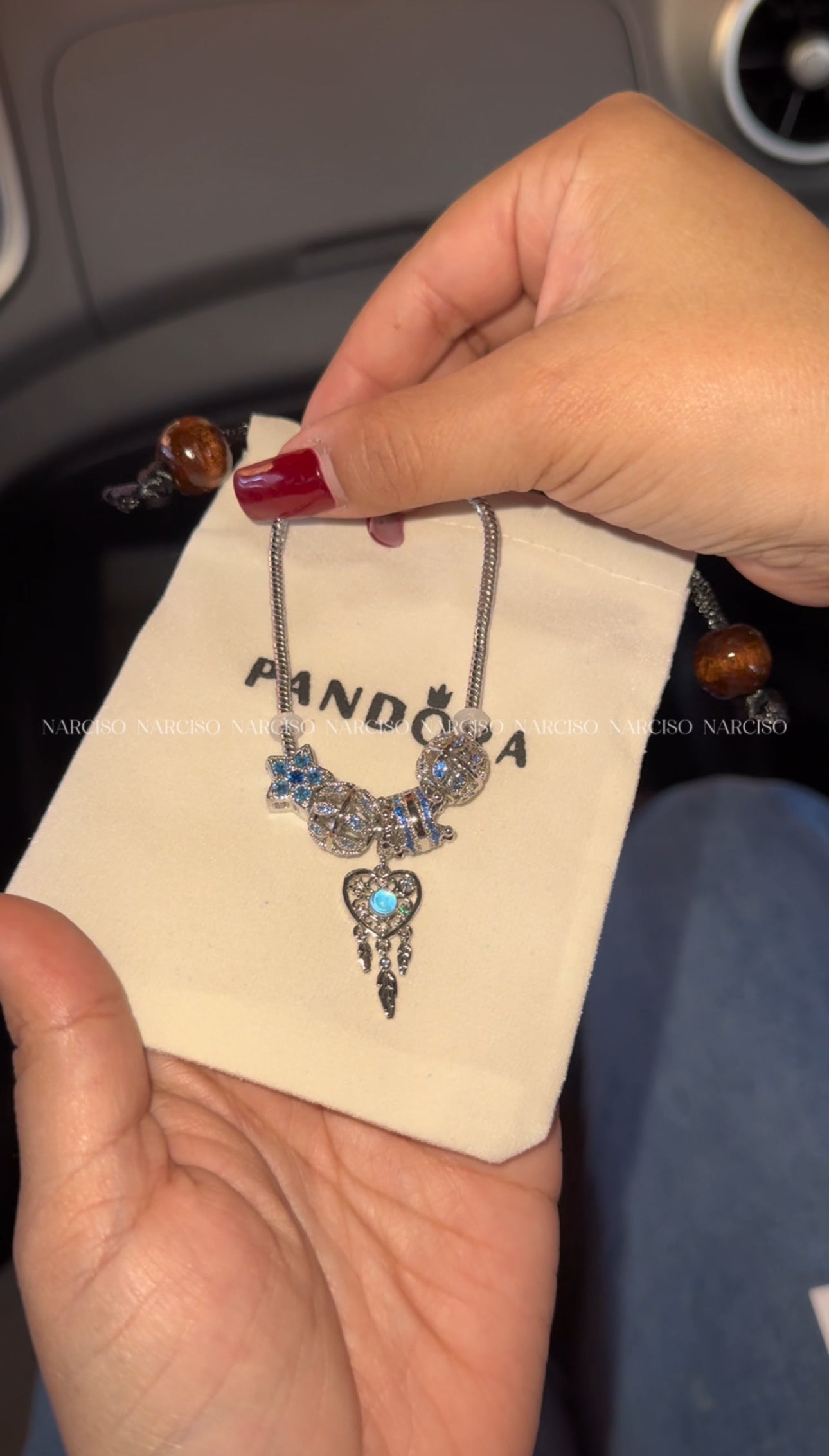 Pandora atrapasueño azul