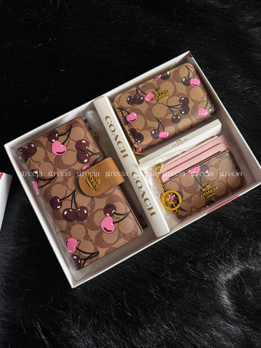 Set Coach café rosa