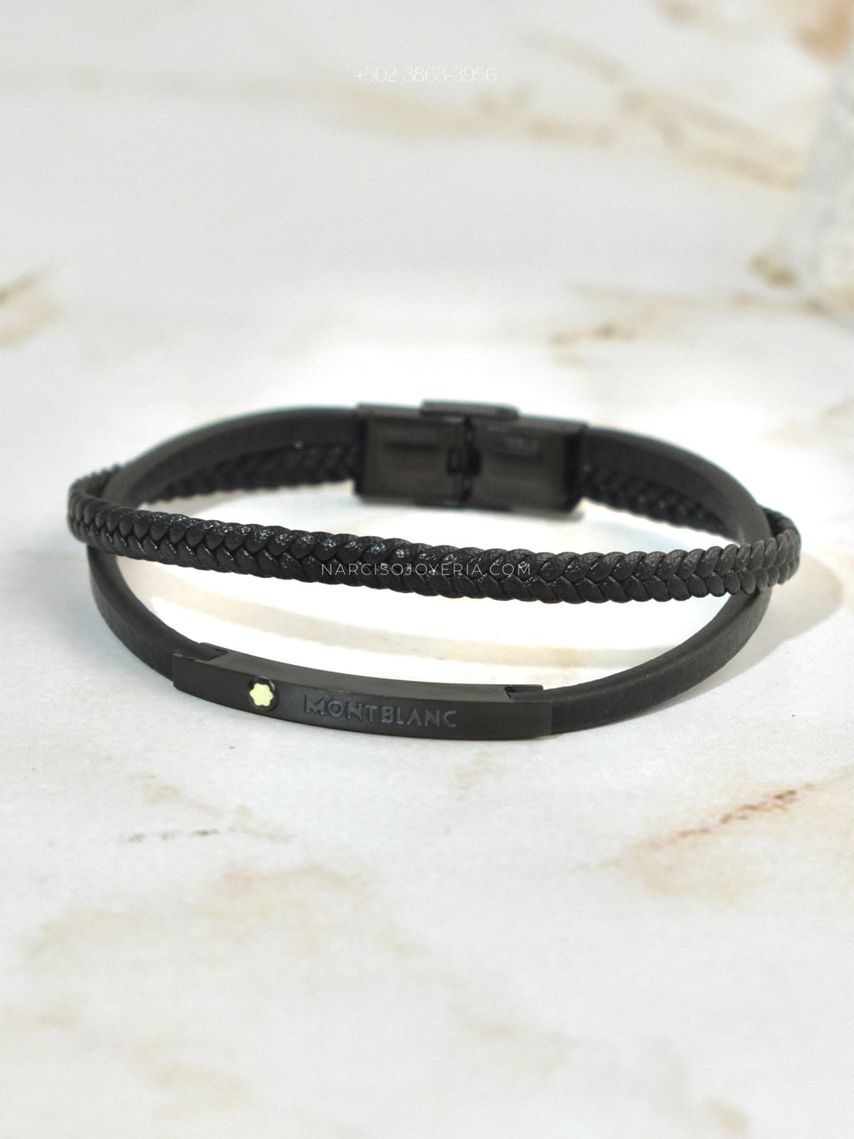 Brazalete Mont Blanc negro