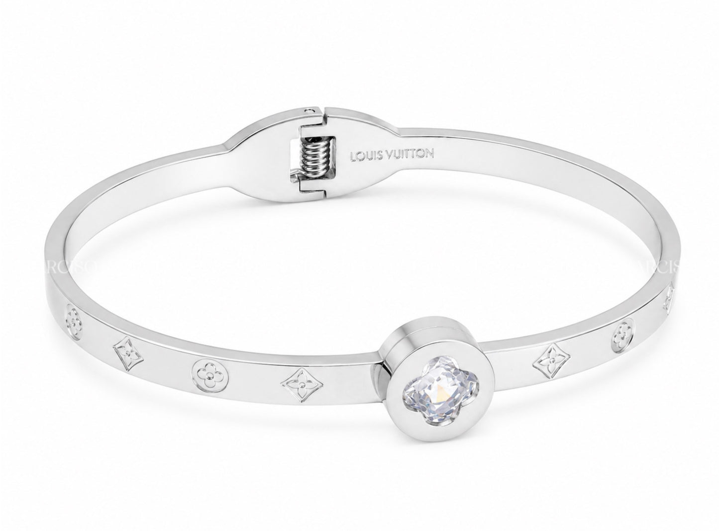 Brazalete Louis Vuitton plateado