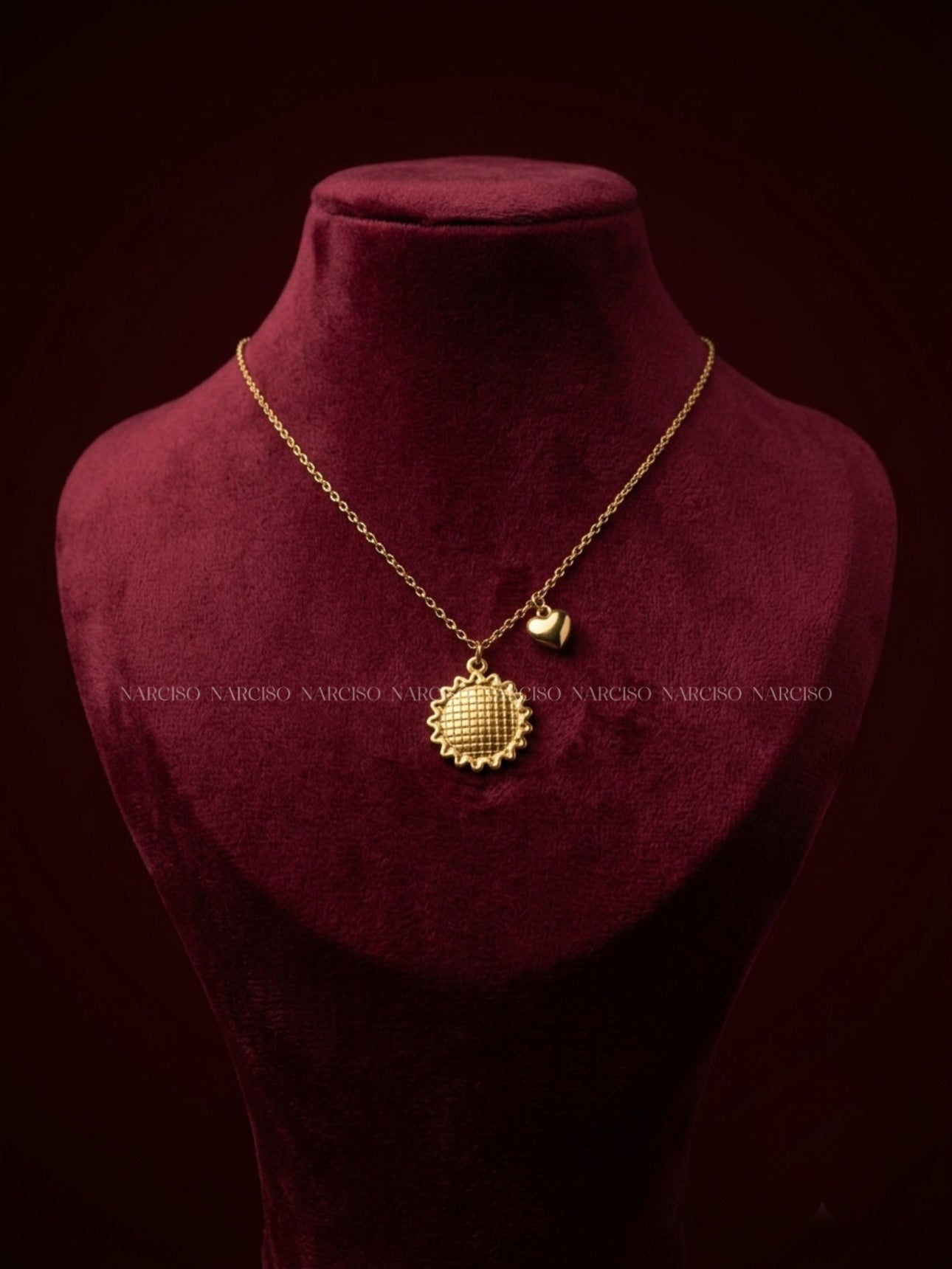 Girasol en collar