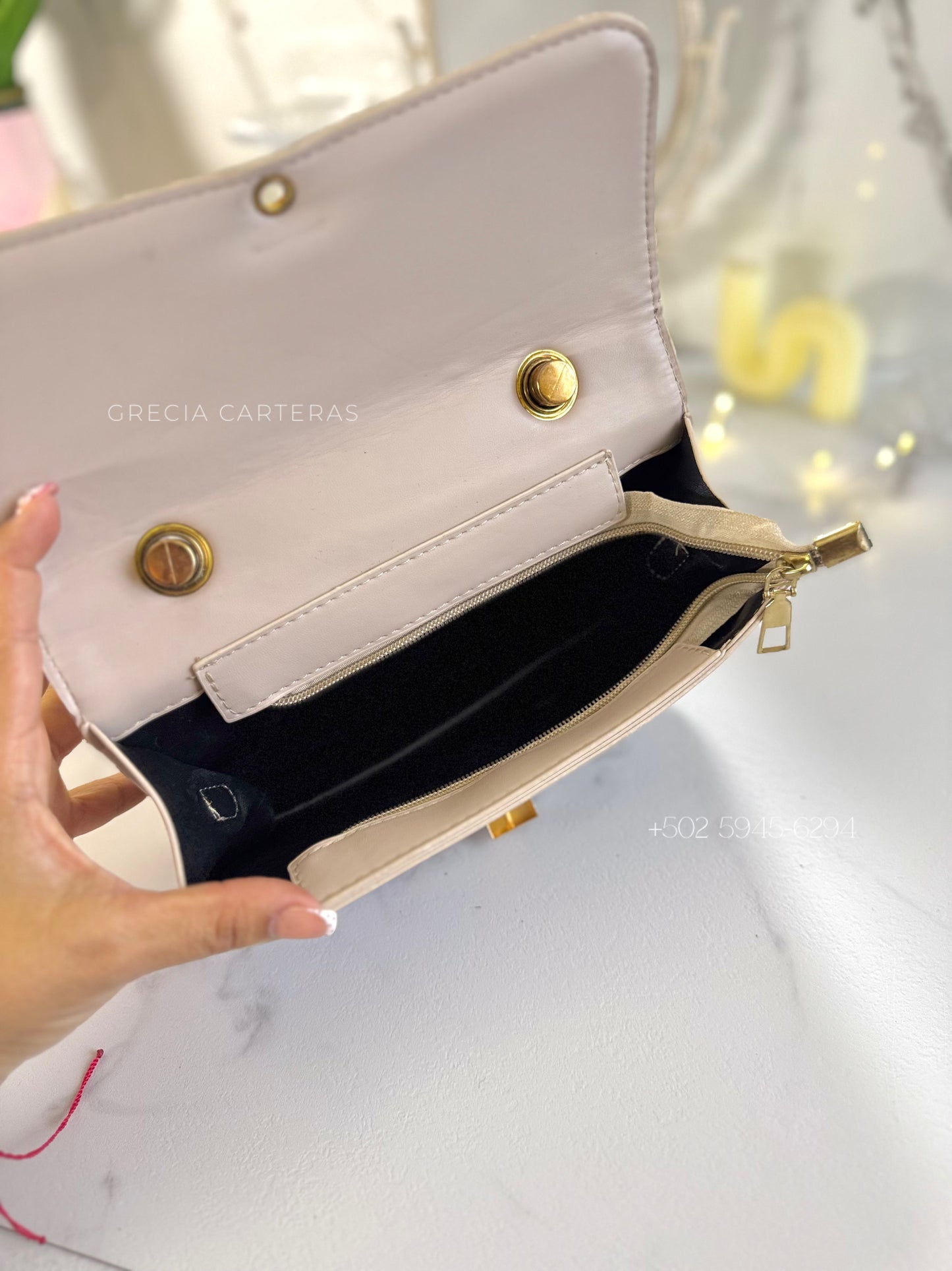 Bolso beige
