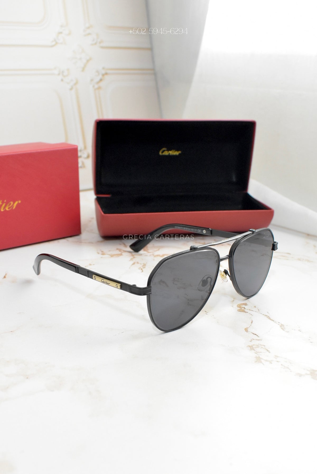 Lentes Cartier tipo aviador