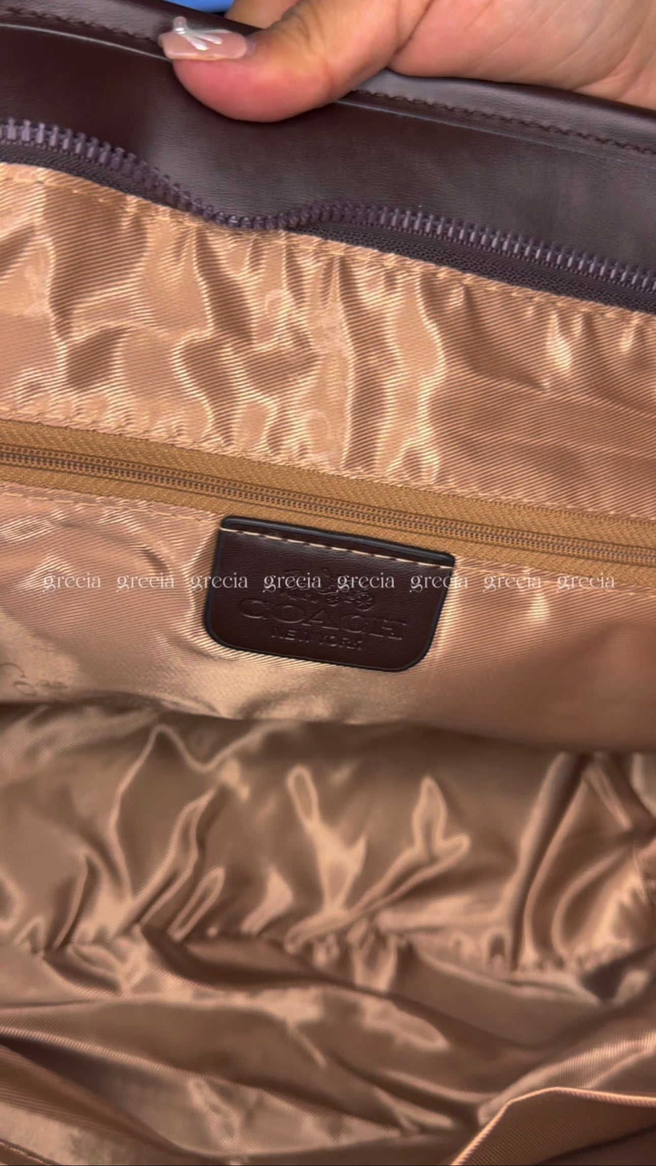 Coach chocolate XL