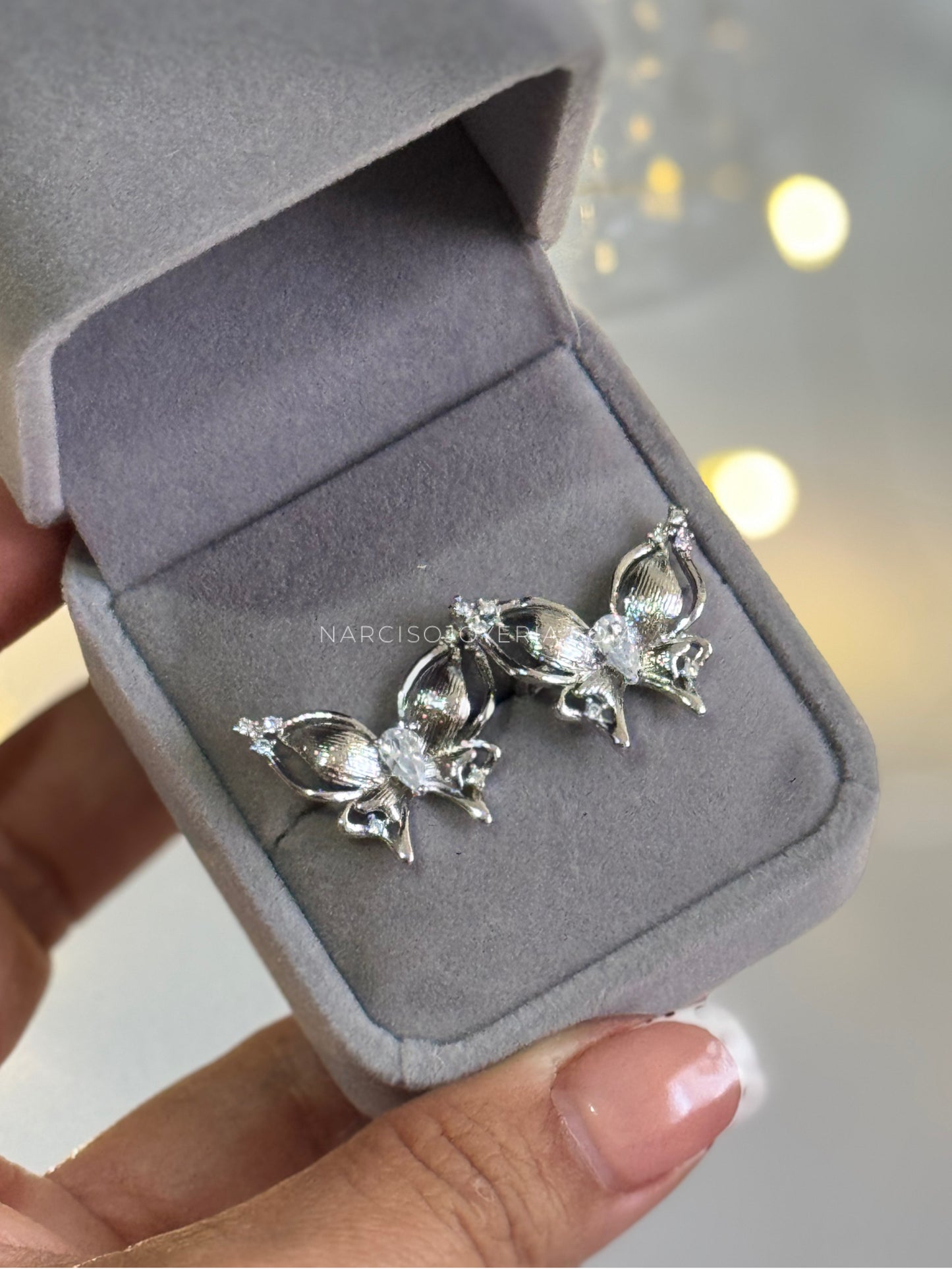 Earcuffs de mariposa