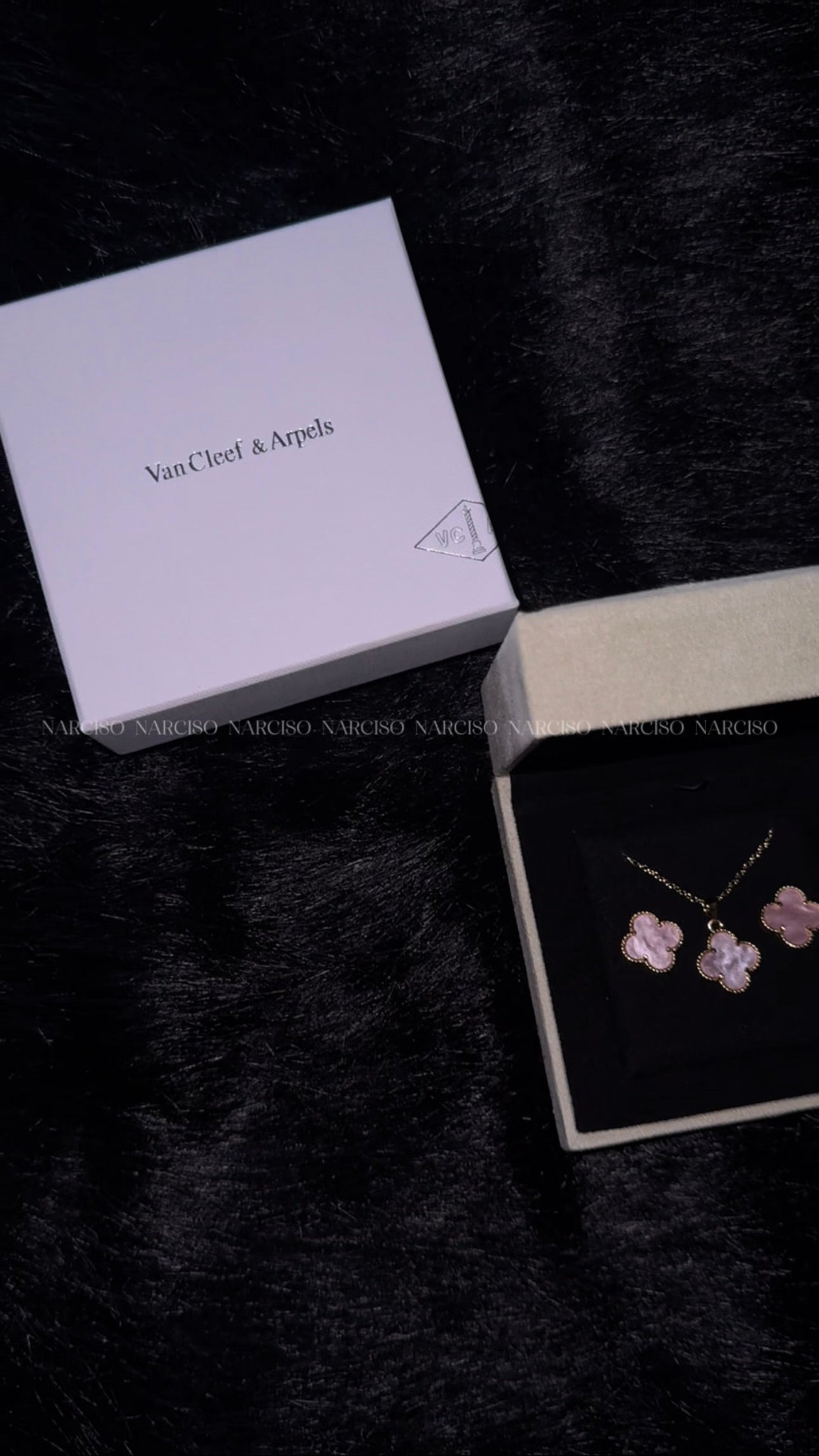 Set VC rosa con empaque