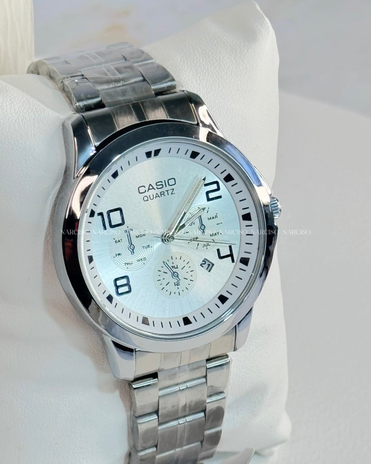 Casio plateado caballero