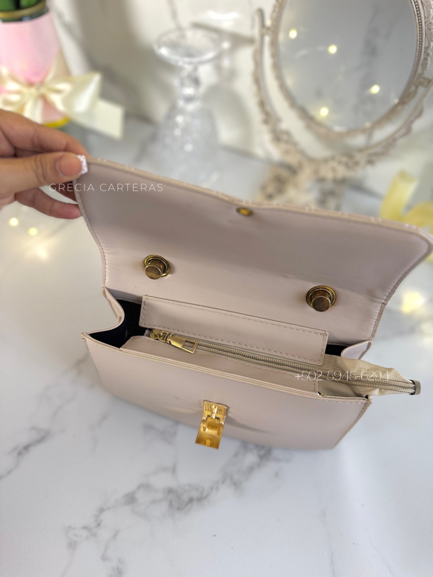 Bolso beige