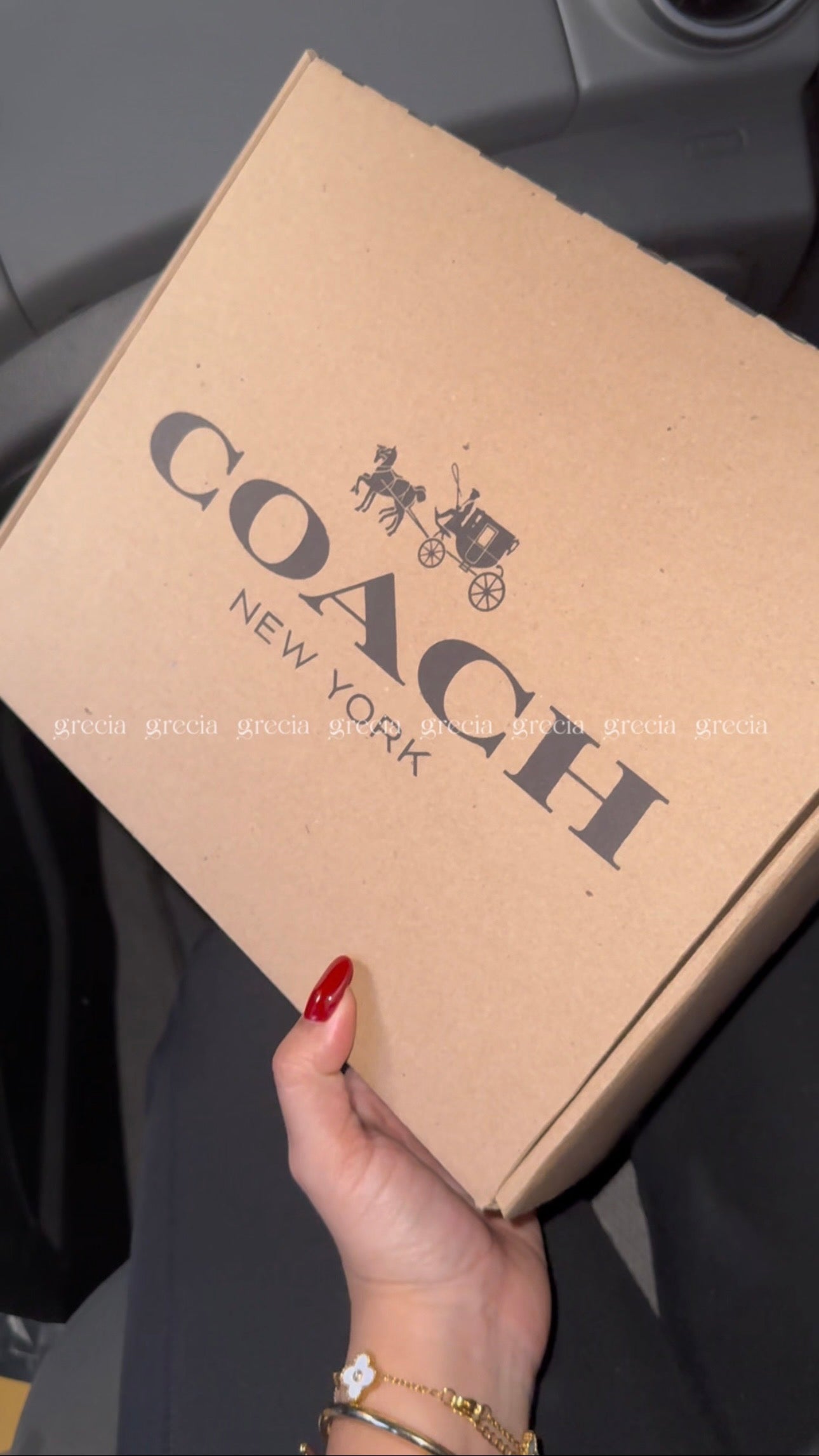 Coach blanca