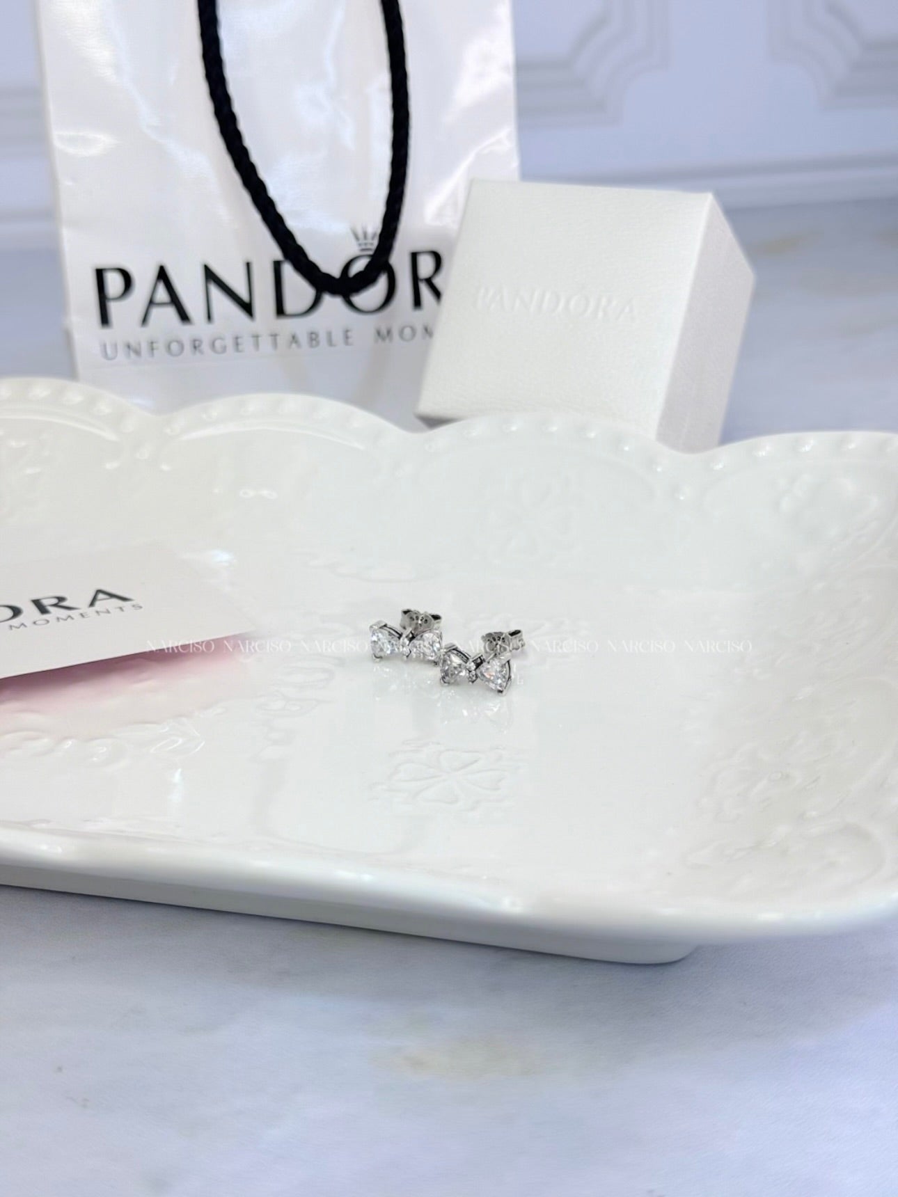 Moñitos Pandora aretes