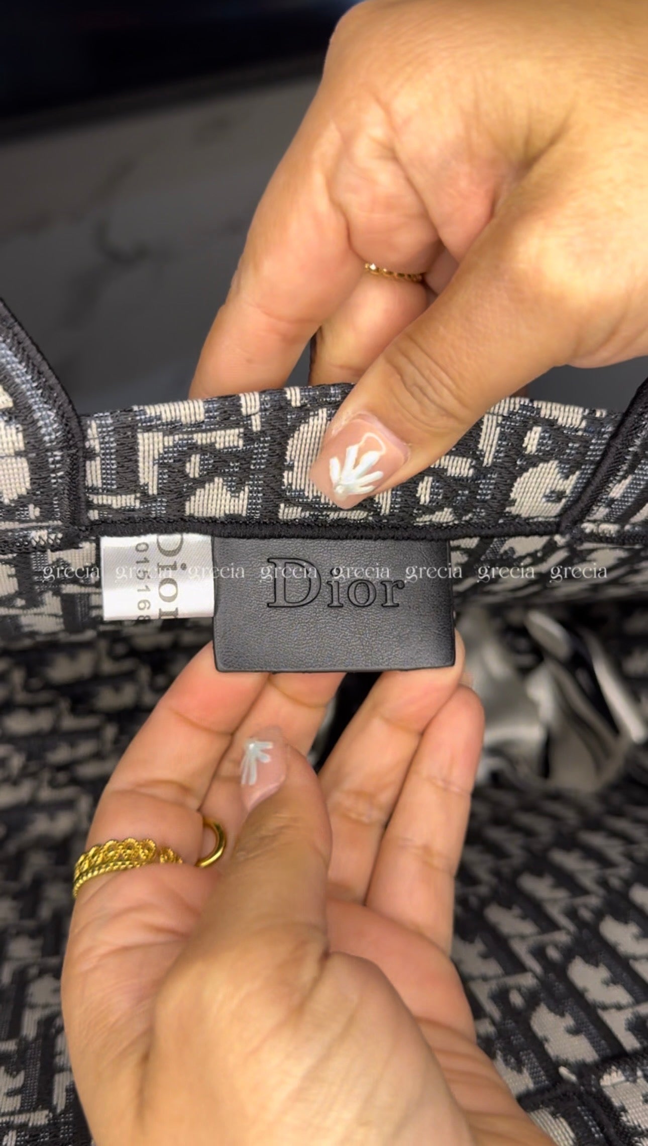 Dior Tote negra mediana