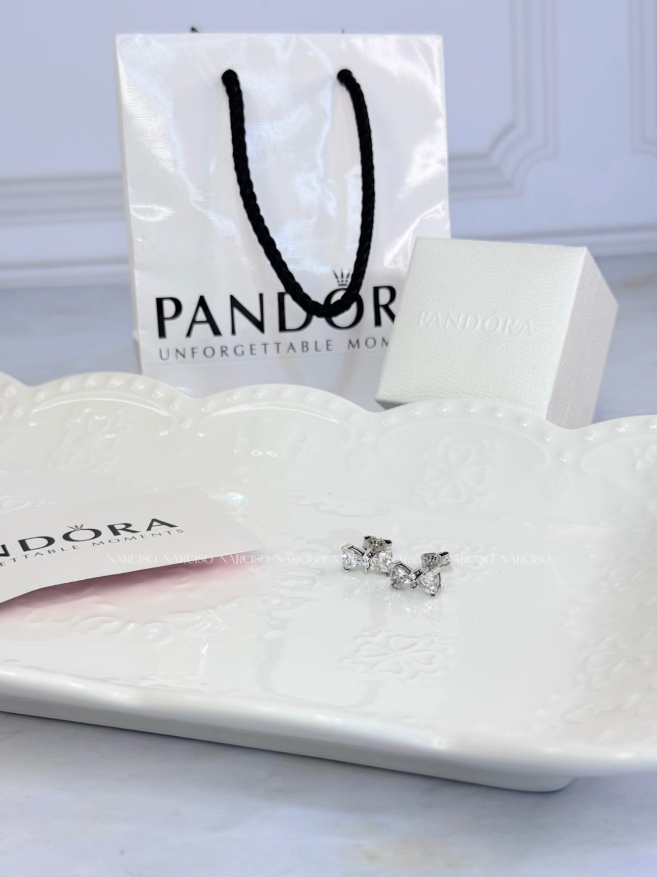 Moñitos Pandora aretes