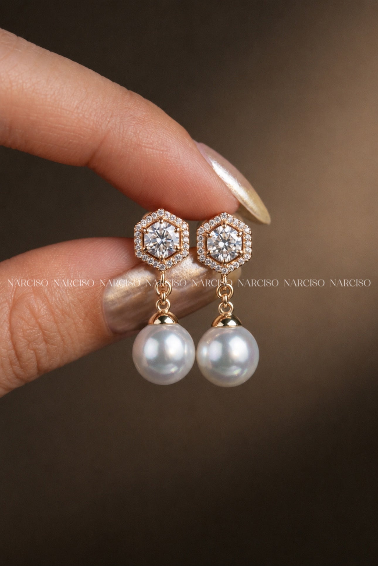 Crystals and pearls