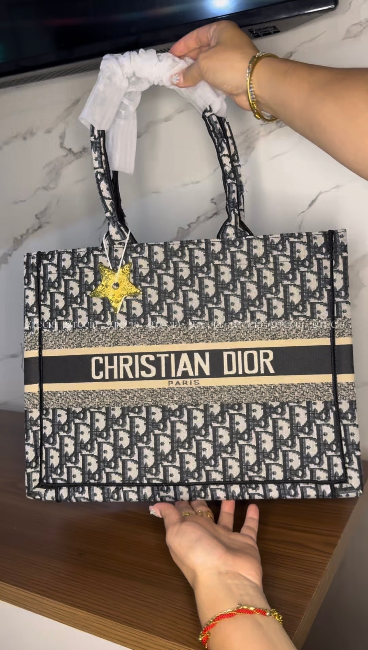 Dior Tote negra mediana