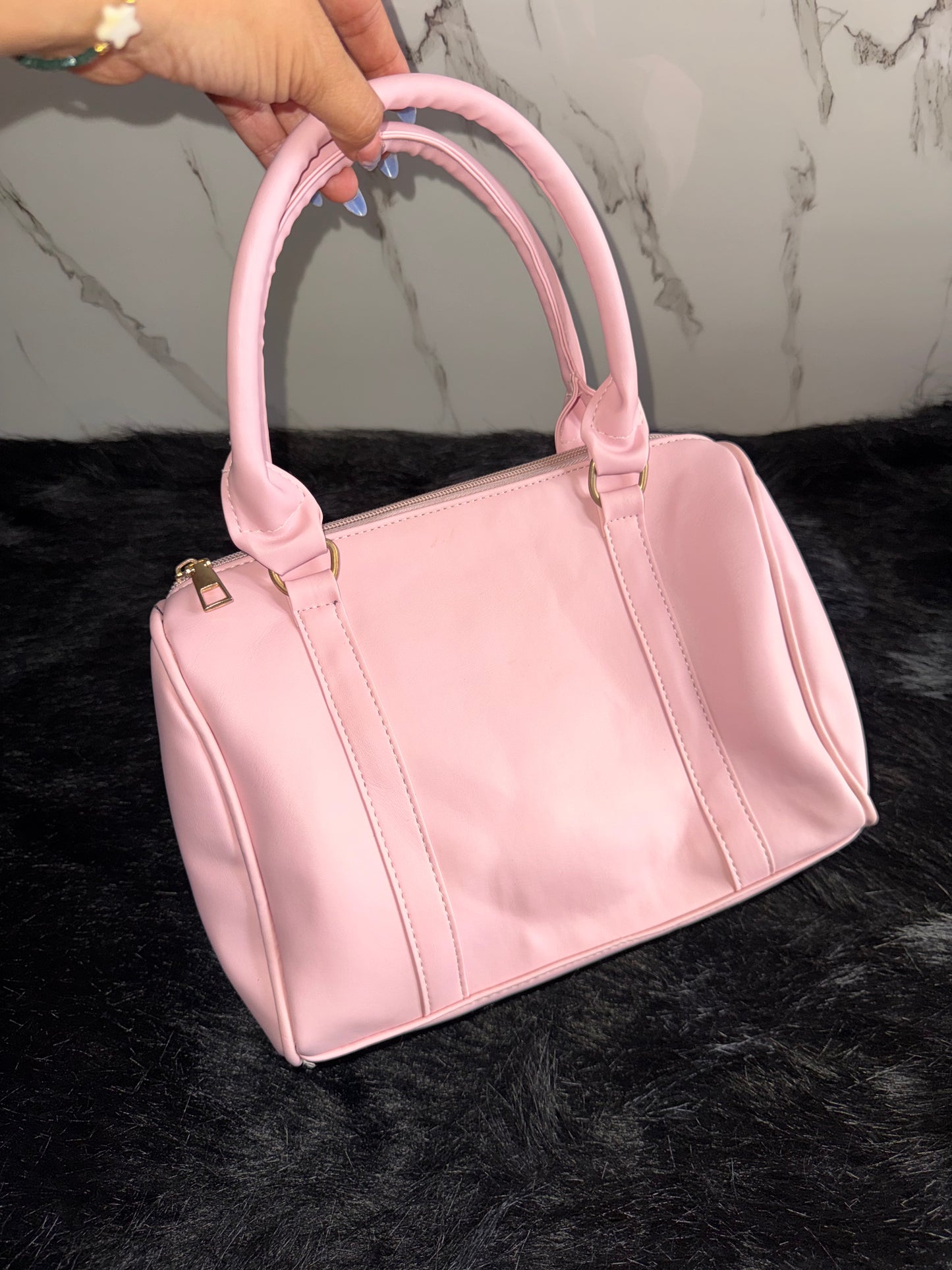 Set de bolsos color rosa