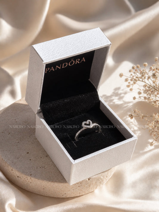 Anillo Pandora corazón