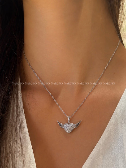Corazón con alas