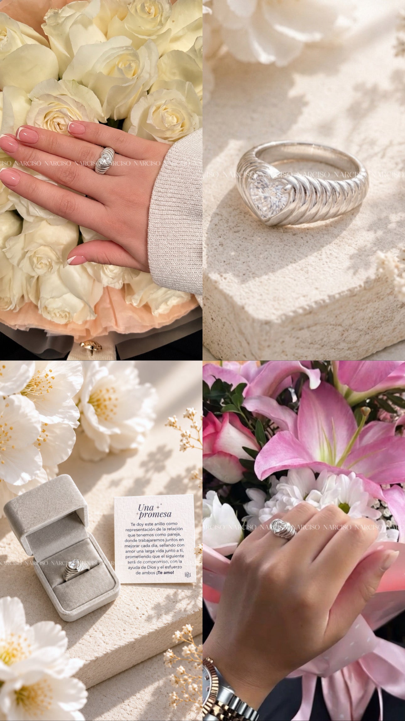 Anillo con corazón