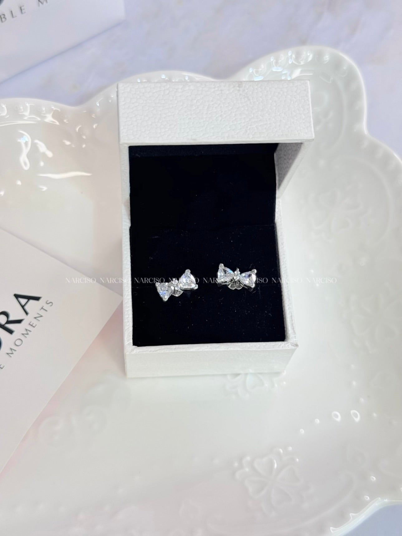 Moñitos Pandora aretes