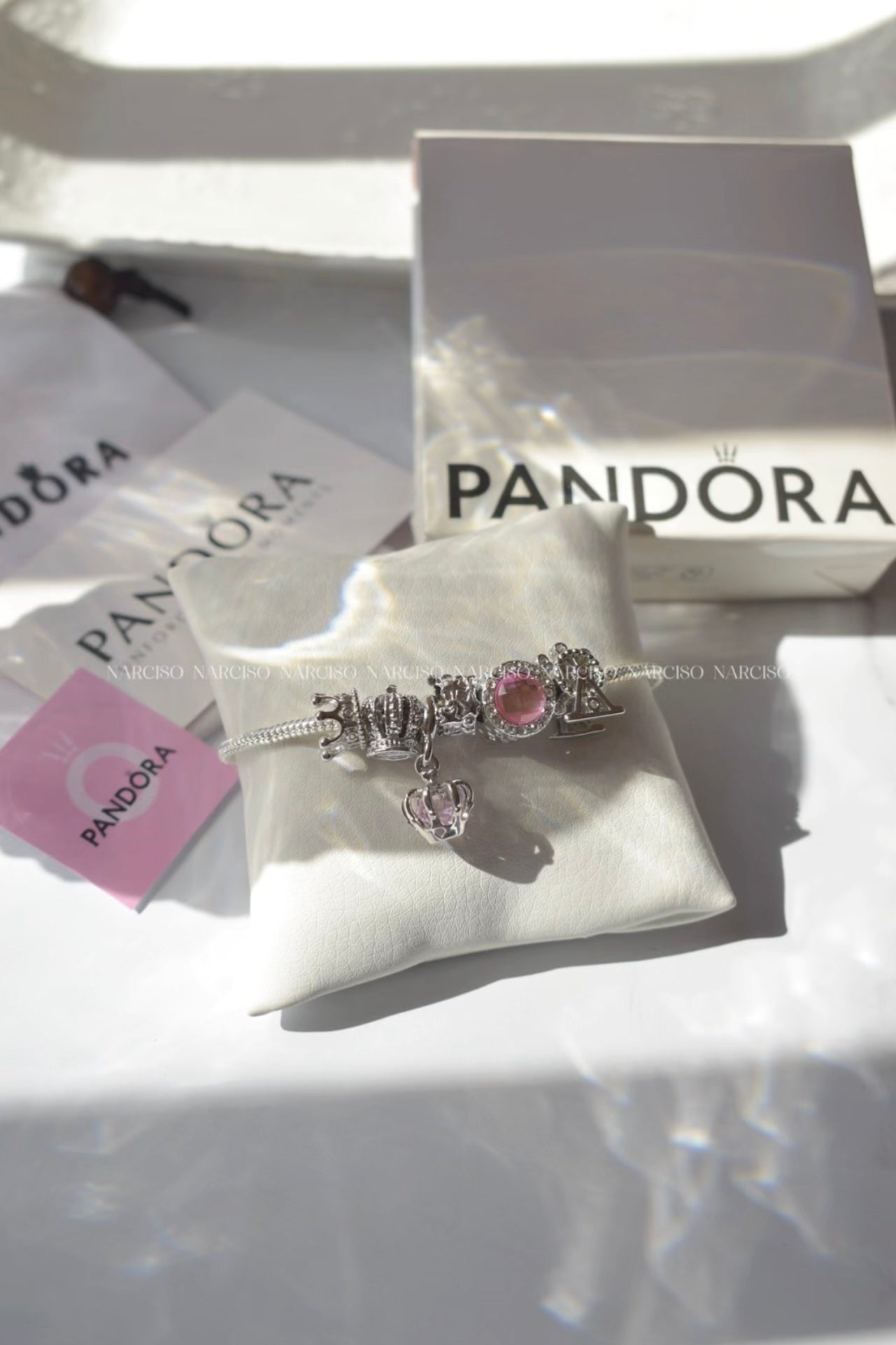 Pandora rosa princesa, feria y magia