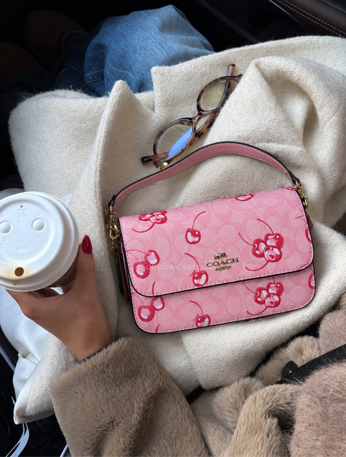 Coach Nolita Cherry rosa