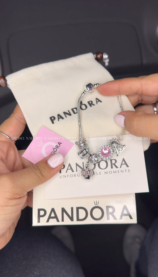 Pandora rosa princesa, feria y magia