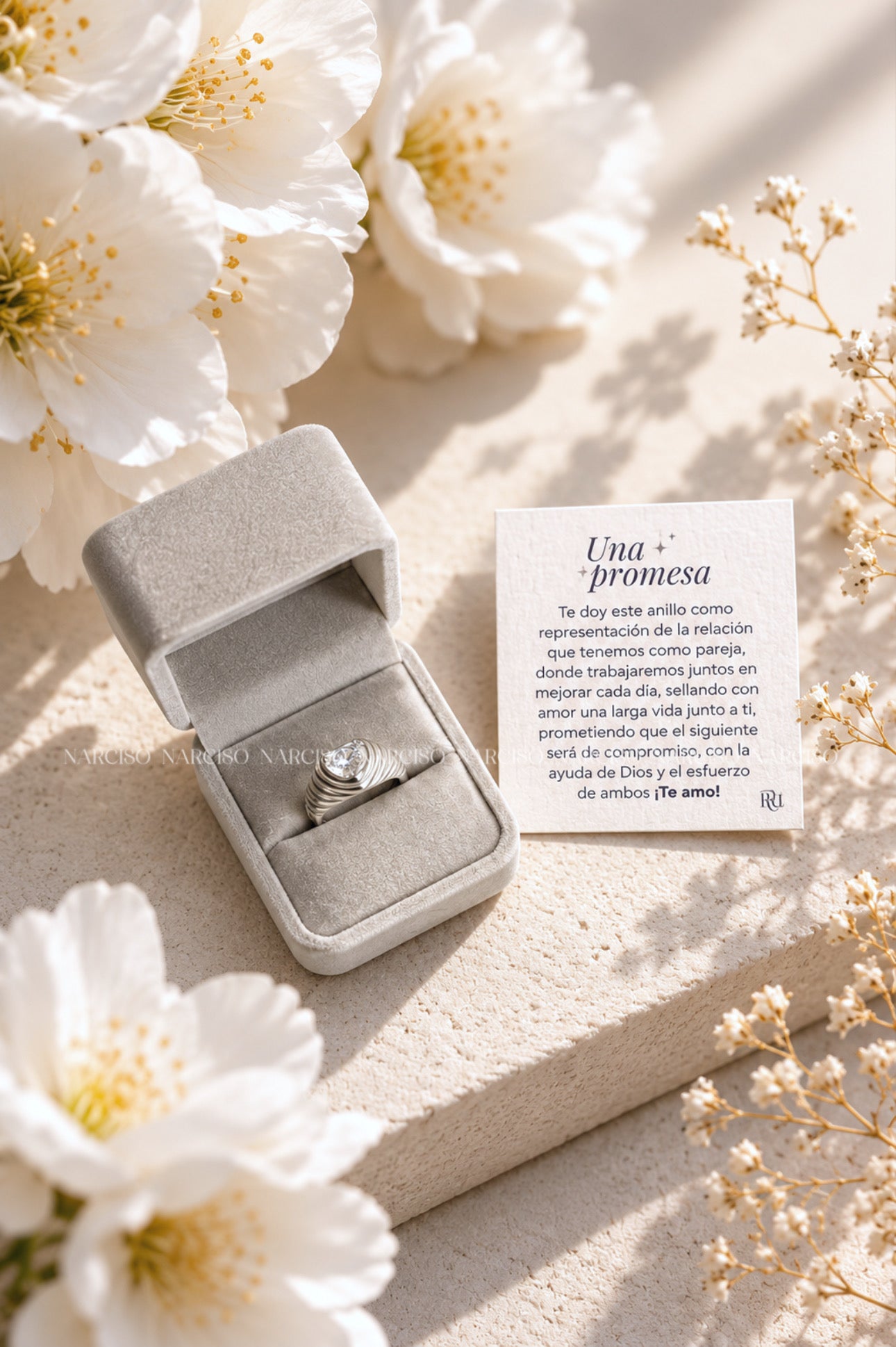 Anillo con corazón