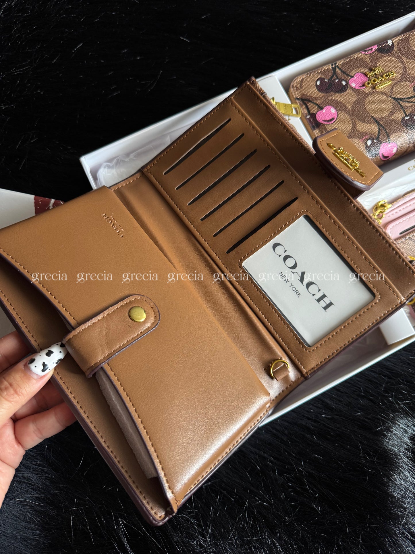 Set Coach café rosa