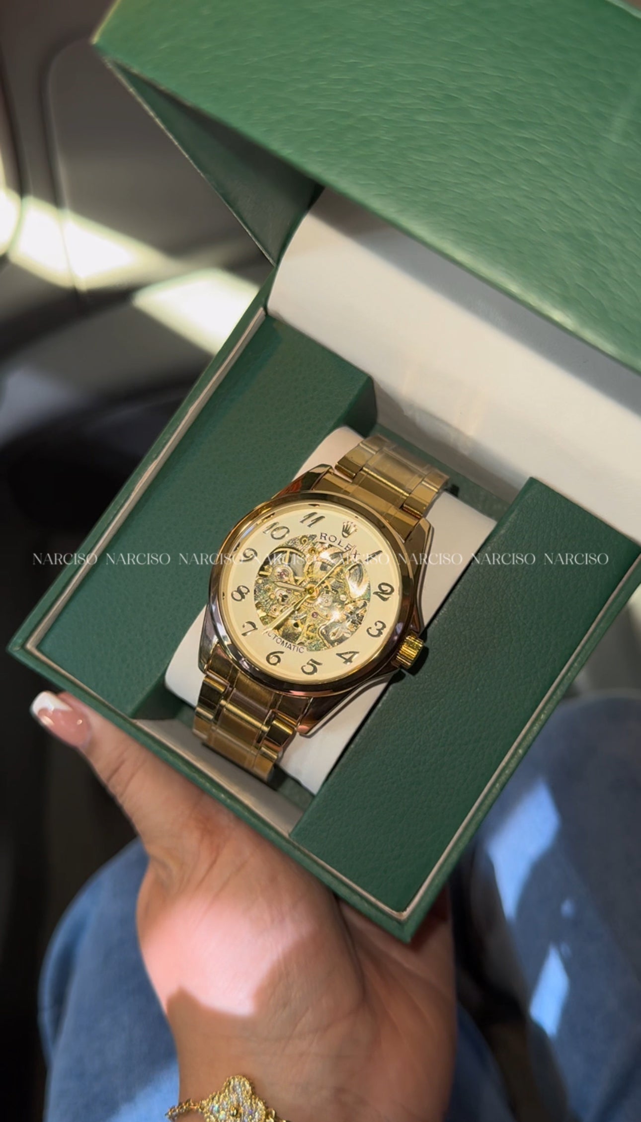 Rolex dorado caballero